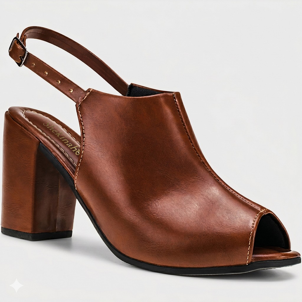 Sandália Saltinho Shekinah Open Boot Salto Alto Bloco Grosso Ankle Boots Confortável