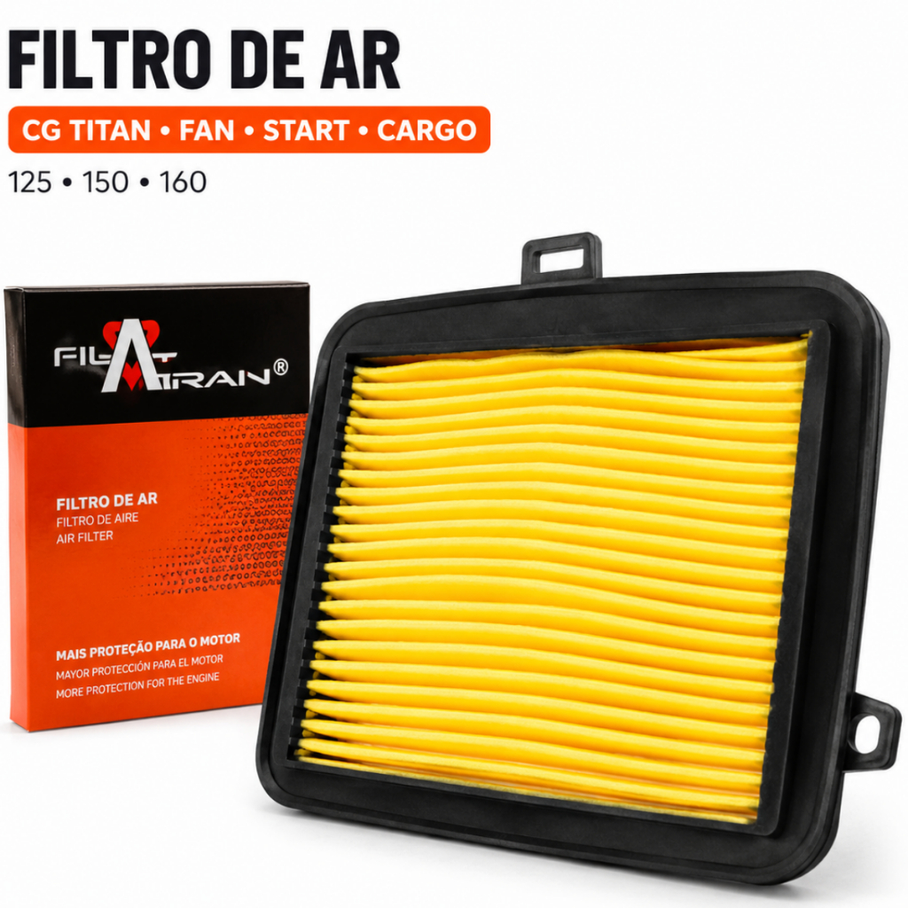 Filtro Ar Honda CG Titan Fan Start Cargo 125 150 160 2014 A 2025 Filtran Original