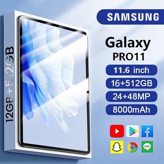 Tablet 11.6” com Teclado+Capa protetora 16GB RAM 512GB Android 13 Câmera 50MP