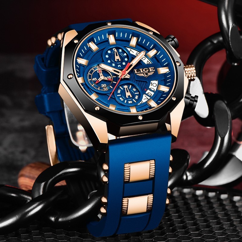 Novos relógios desportivos para homem relógios de luxo de topo para homem relógios de silicone relógios