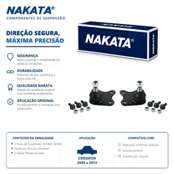 Par Pivo Direção CrossFox 2005 a 2014 Nakata