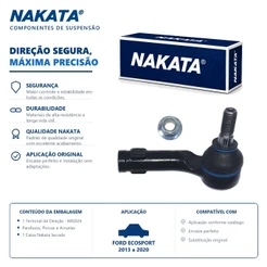 Terminal Direção Direito FORD ECOSPORT 2013 a 2020 NAKATA