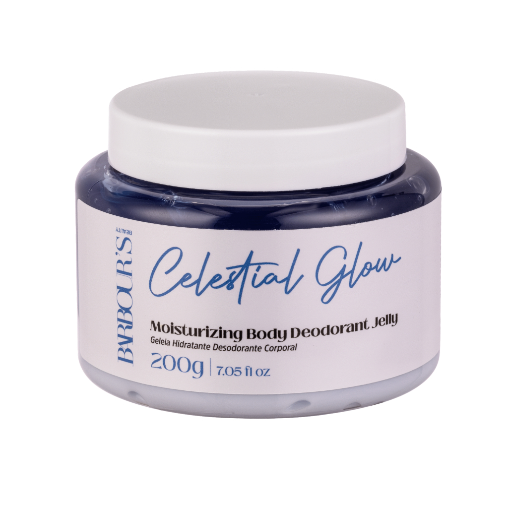 Geleia Hidratante Celestial Glow Barbour's Beauty 200g Fragrância Doce Desodorante Corporal