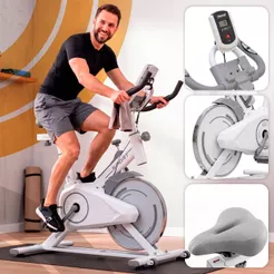 Bicicleta Bike Ergométrica Spinning Profissinal Fitness Academia