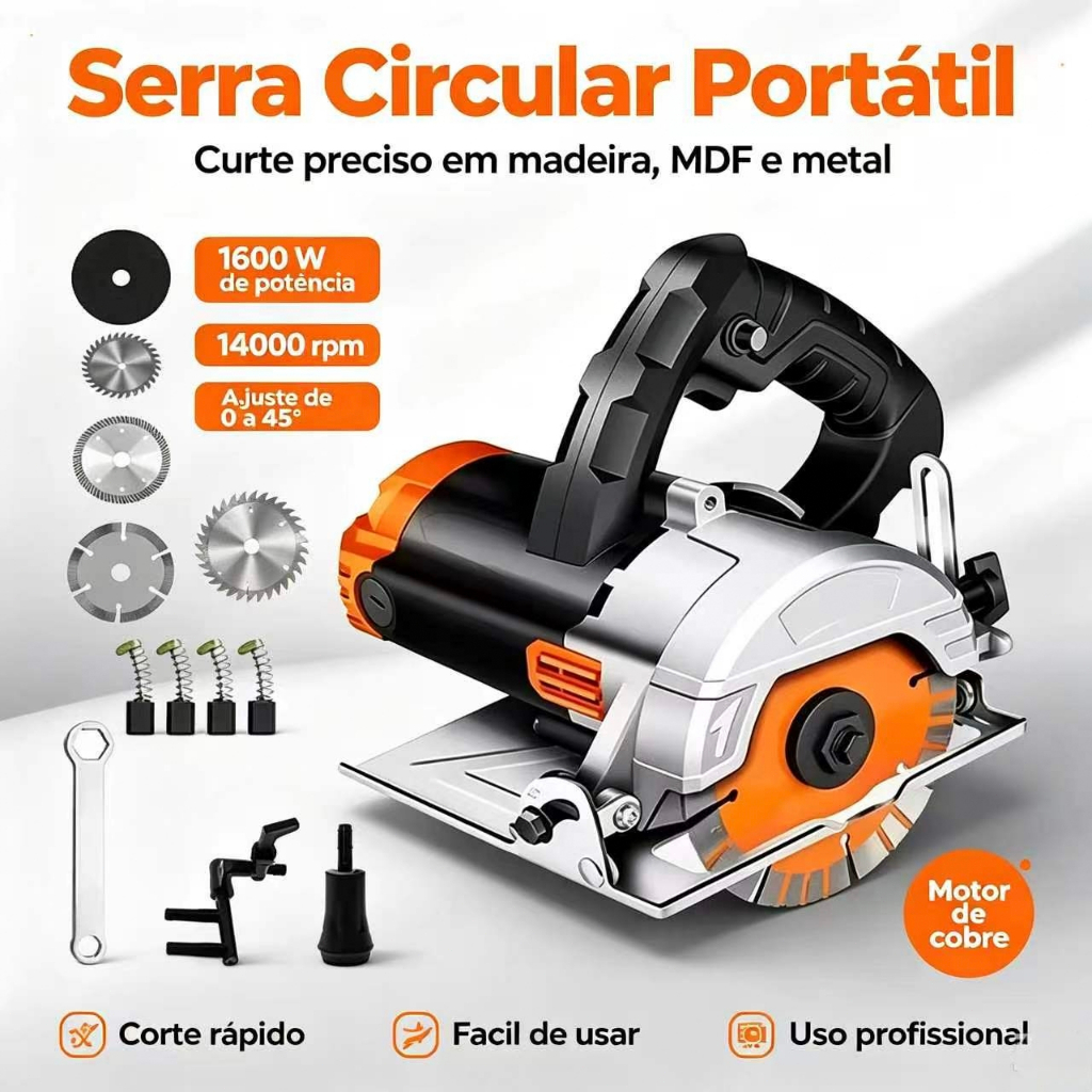 Serra Circular Elétrica, Ideal Para Cortar Azulejos E Mármor