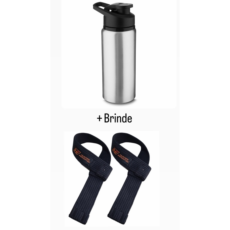 garrafinha de agua + Strap brinde para Musculação