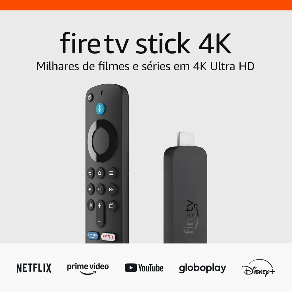 Amazon Fire TV Stick 4K 2ª Geração UHD Wi-Fi 6 Alexa Dolby Vision HDR10 8GB Controle de Voz — imagem 2 de 2
