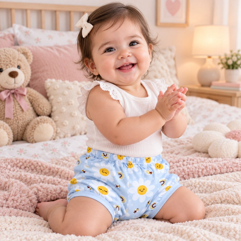 Kit 10 Short Tapa Fralda Bebê Algodão Estampado One Size Menino Menina