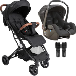 Carrinho de Bebe Compacto Bebe Conforto Kiddo Sprint III Preto