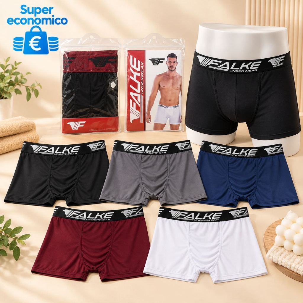 Cueca Boxer Masculina Microfibra Confortável Respirável Elástica Cores Sortidas P M G GG