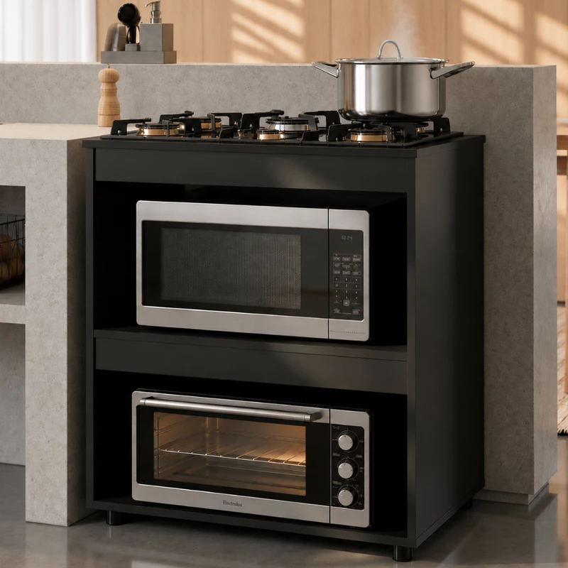 Balcão para Cooktop 4 ou 5 Bocas
