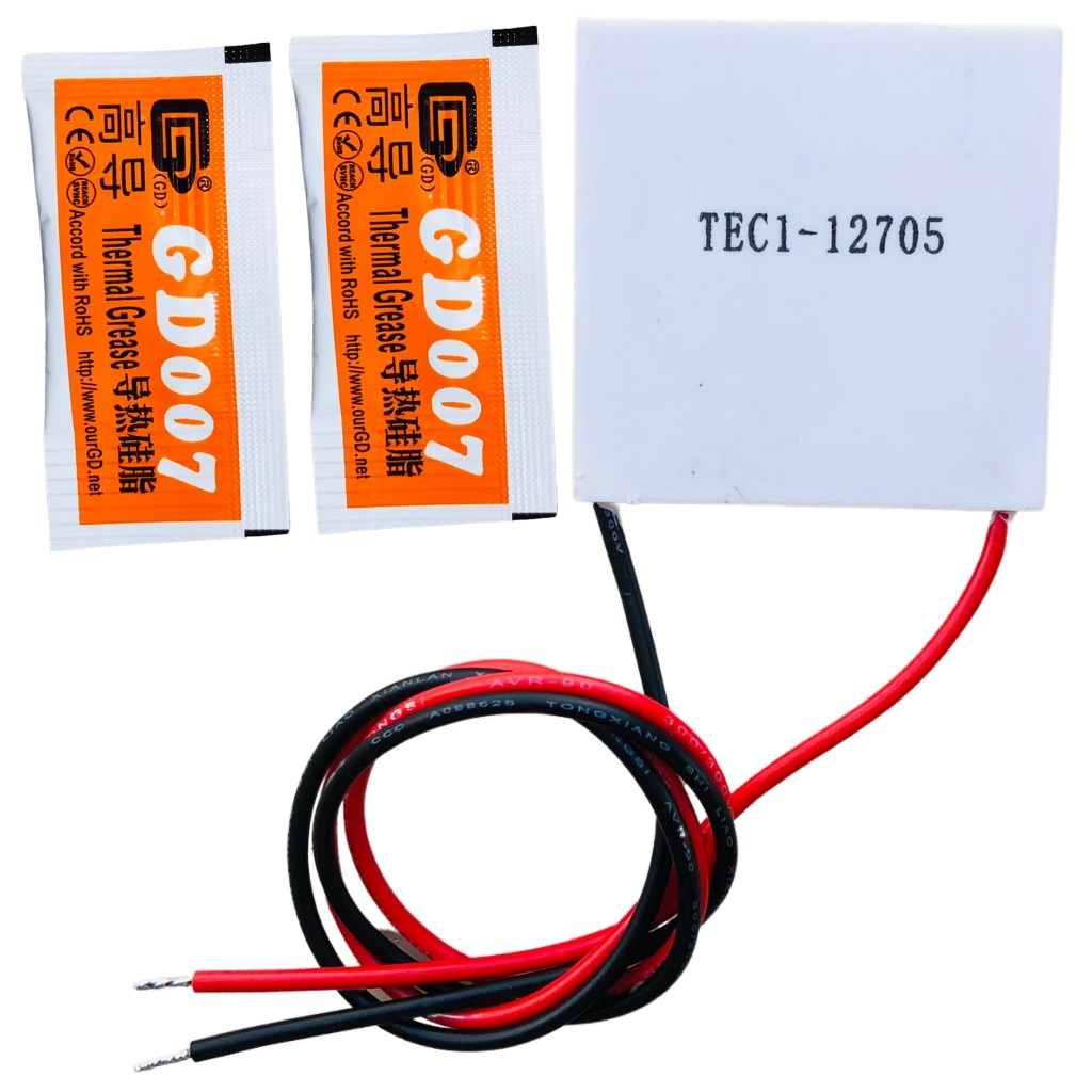 Pastilha Peltier Tec1 12705 para Filtro e Bebedouros Electrolux