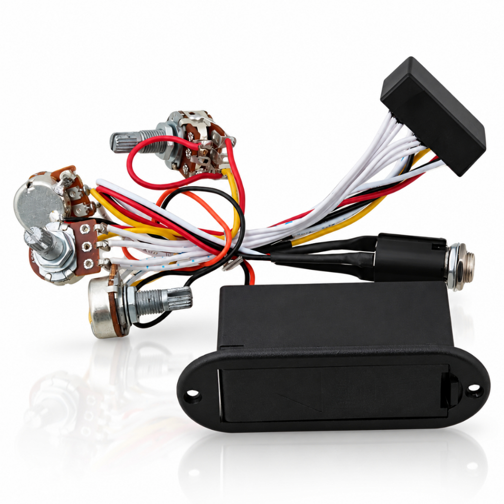 Circuito Ativo Para Contra Baixo 2 Bandas 4 Pots. Mings 9010