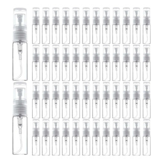 Kit 50 Frasco Vidro Decant  Perfume 5ml Borrifador Spray