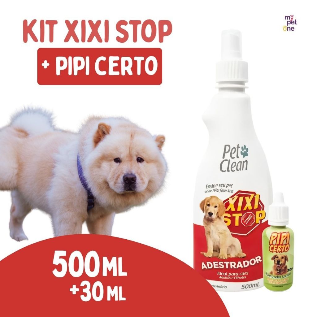 Kit Pet Clean Xixi Stop + Pipi Certo para Cães