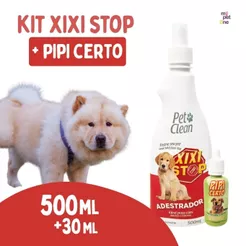Kit Pet Clean Xixi Stop + Pipi Certo para Cães
