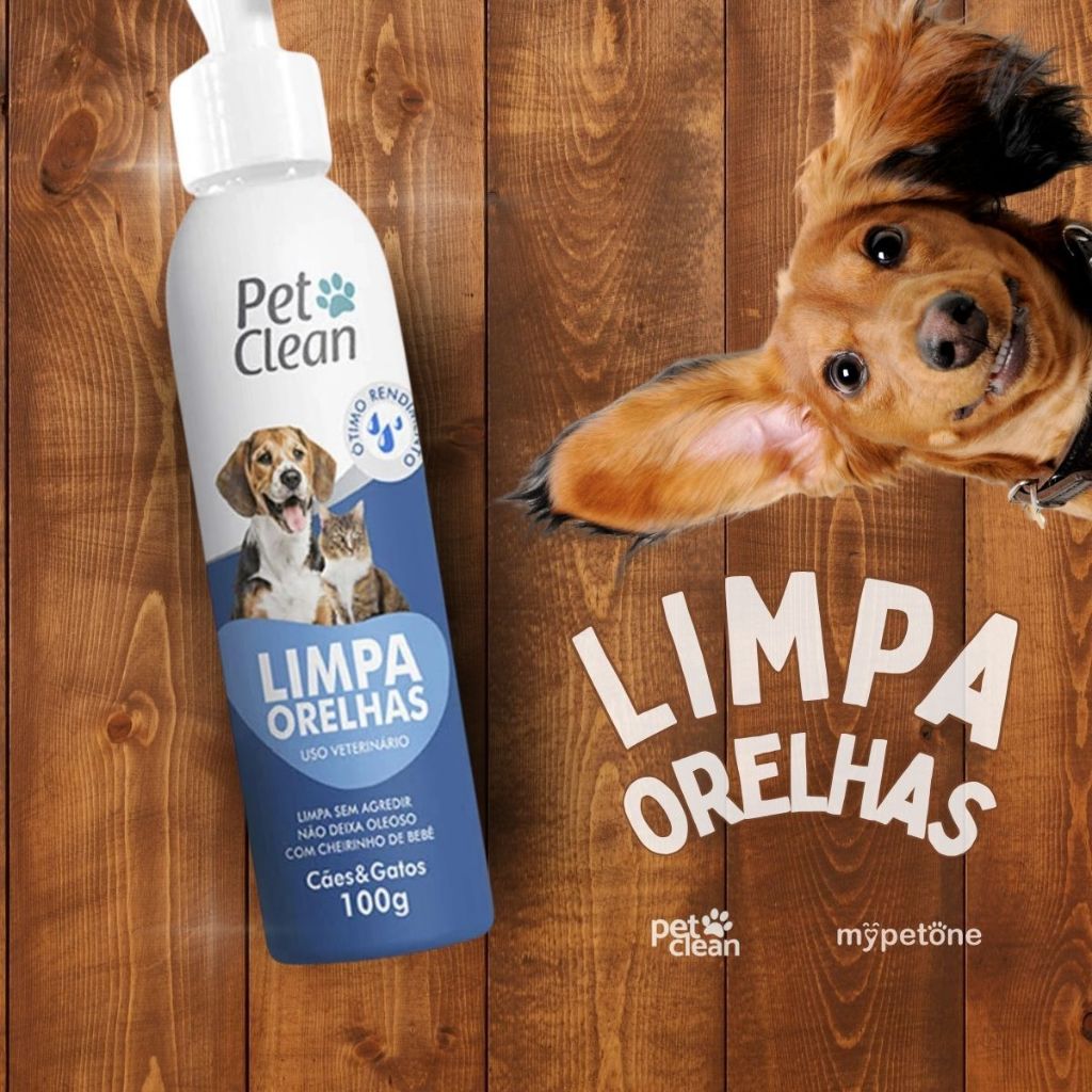 Limpa Orelha Bactericida Para Cães Pet Clean - 100g · foto 2
