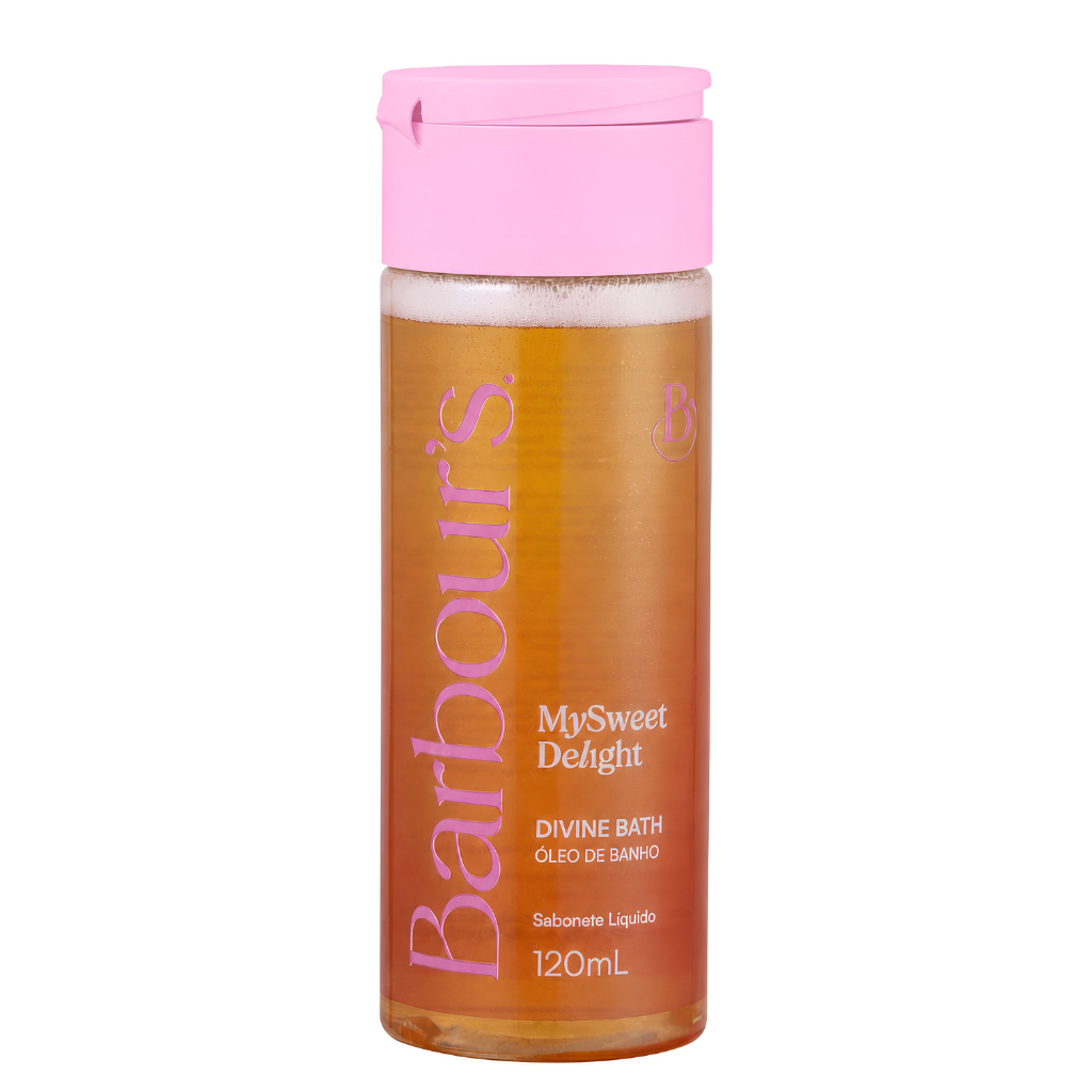 Sabonete Líquido Óleo de Banho Divine Bath My Sweet Delight Barbour’s Beauty 120 ml