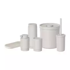Kit banheiro completo Ou 6 peças Linha Dórica com lixeira