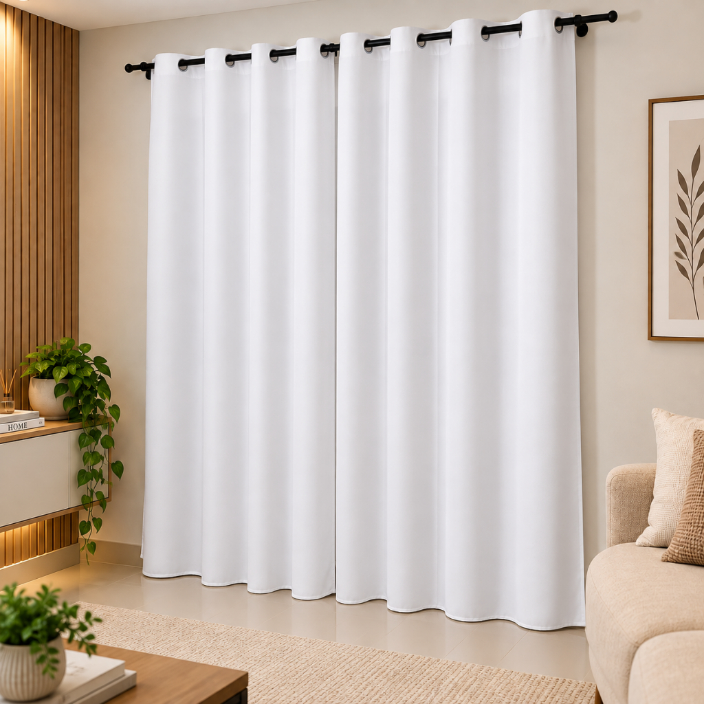 Cortina Oxford 3,00m x 2,50m para Sala Quarto Janela Decoração