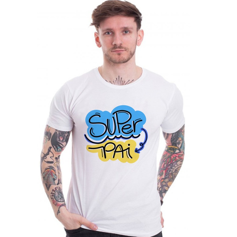 Camiseta Personalizada Dia Dos Pais Varias Estampas Alta Qualidade E Durabilidade Anti-pilling 100% Poliéster PROMOÇÃO