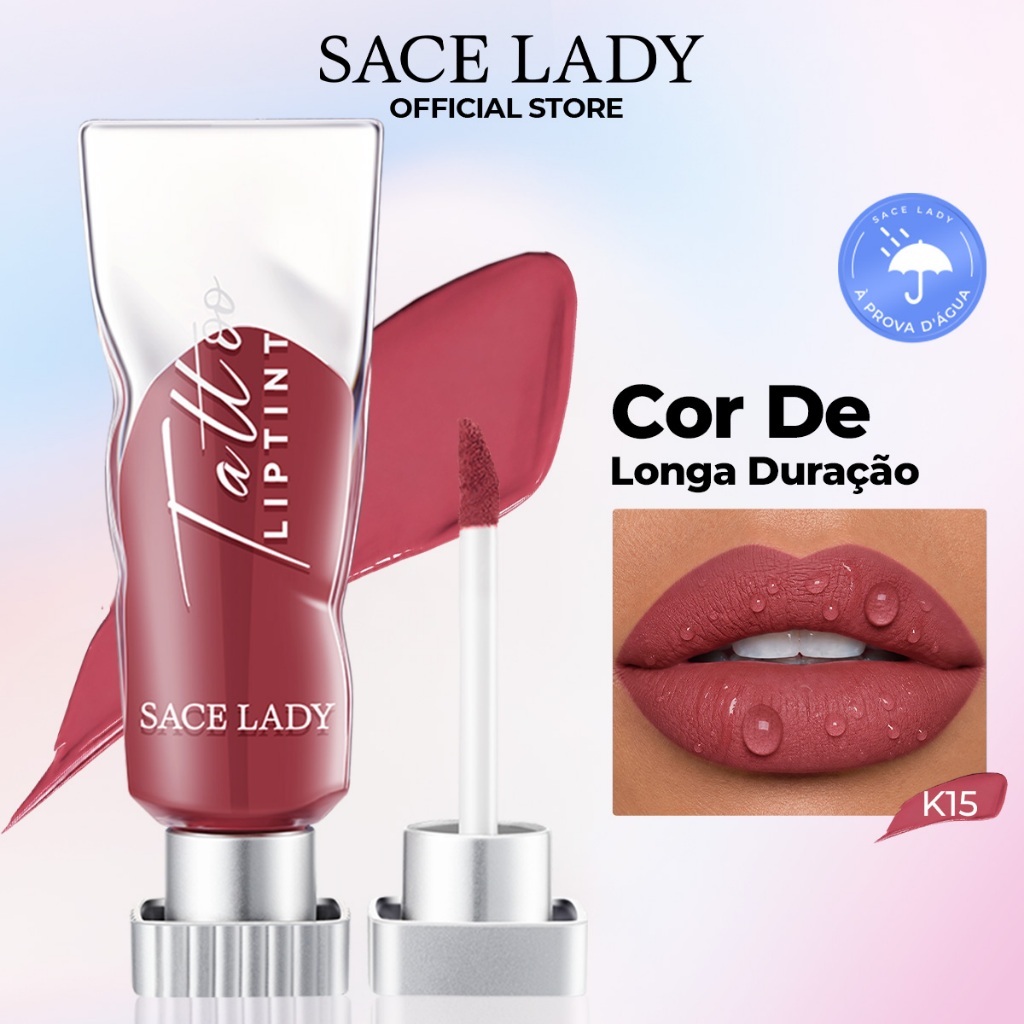Batom Liquido Matte SACE LADY SACE LADY À Prova d’Água Matte Longa Duração