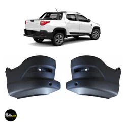 Ponteira Polaina Para-choque Traseiro Strada 20 21 22 23 24 25 26 Com Sensor - Unidade ou Par