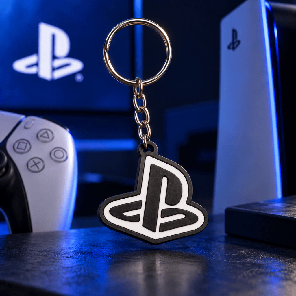 Chaveiro PlayStation Gamer PS5 PS4 Controle Videogame Console Geek