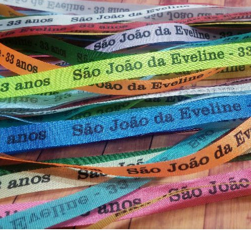 Fitas Tafetá Personalizada Similar Sr. do Bonfim