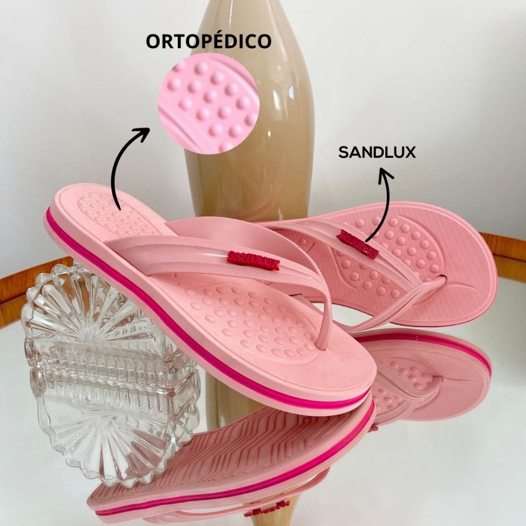 Chinelo Ortopedico Feminino Confortavel Antiderrapante Lançamento SL Ultraconforto Flex