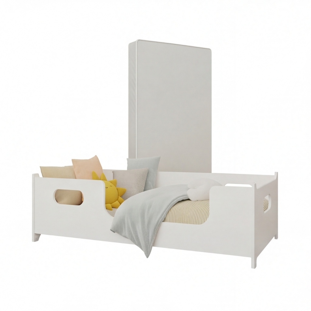 Cama Encanto Infantil Montessoriana Com Colchão Incluso Caminha Cercado Juvenil Quarto Unisex Menina Menino Bebe Robusta