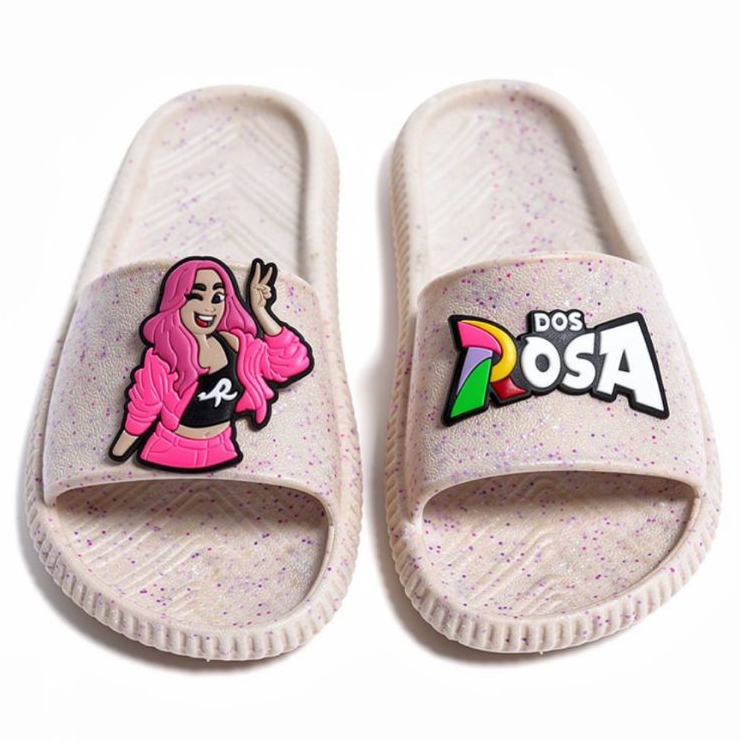 Chinelo Nuvem Slide Feminino Dos Rosa Antiderrapante Flexível Macio Confortável Eva Moderno Moda