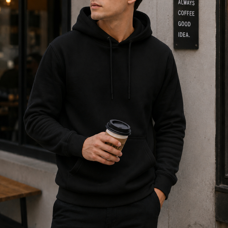 Moletom Canguru Masculino Feminino Capuz Flanelado Grosso Blusa Frio Casual Premium Moda Inverno Casaco Frio Confortável