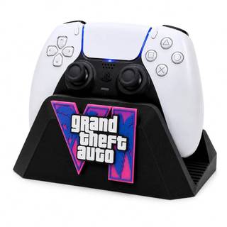 Suporte Controle PS5 | GTA 6 - PlayStation Decoração para Quarto - Setup Gamer PS4