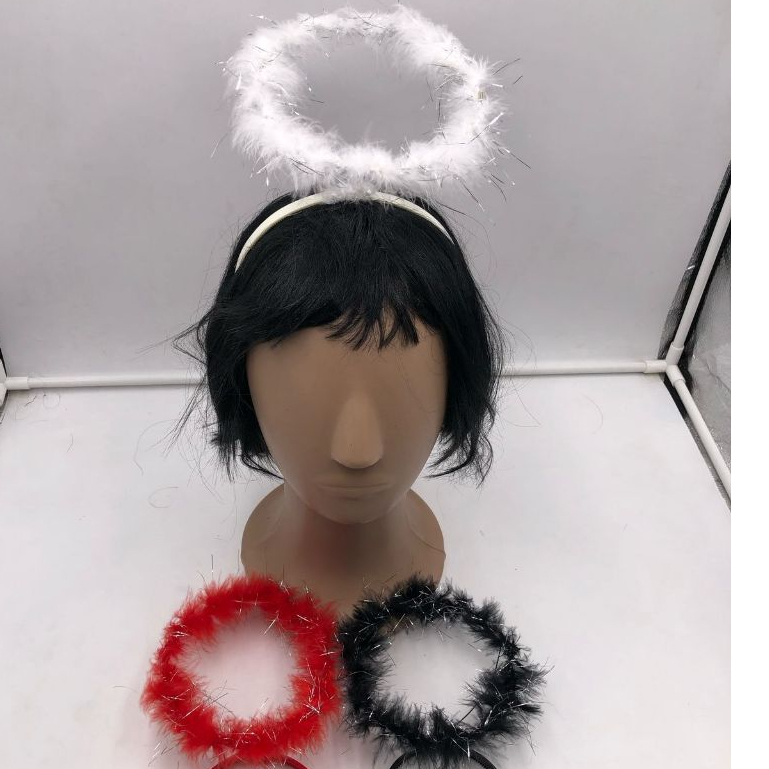 Tiara Arco Anjinho Auréola Anjo - Festa Fantasia Carnaval