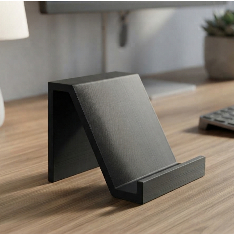 Suporte Celular Mesa 3D Minimalista Porta Smartphone Universal Ajustável Compacto Resistente Fofinho Mesa Escritório Tra