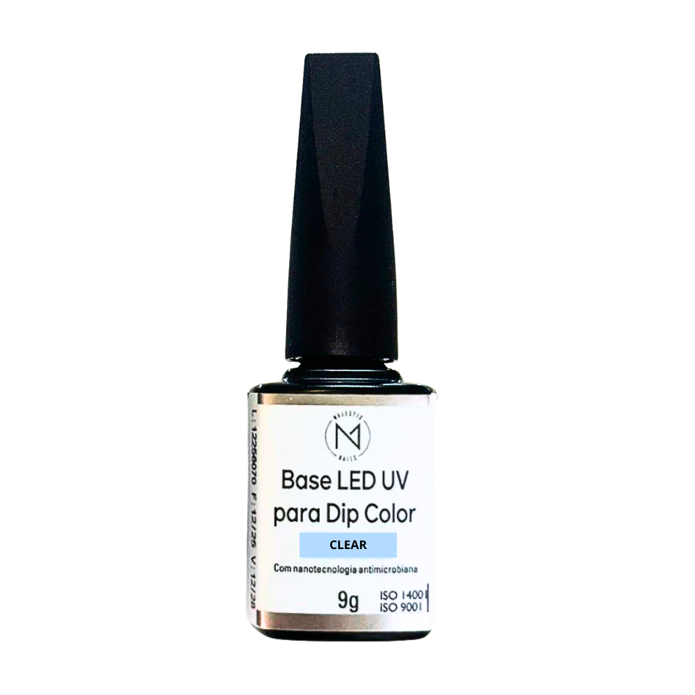 BASE LED/UV PARA DIP COLOR CLEAR (Base Cimentinho) 9g Alongamento Majestic Nails