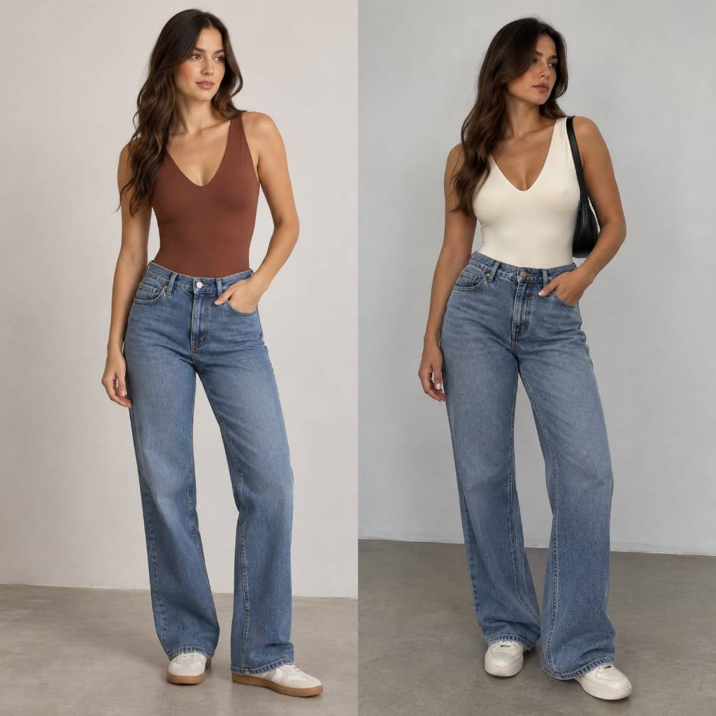 Body Feminino Cavado | Malha com Elasticidade | Praia e Dia a Dia — imagem 2 de 2
