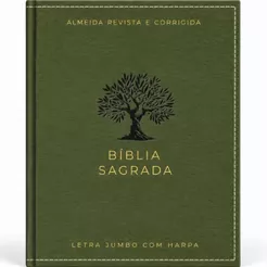 Bíblia Sagrada | Letra Jumbo | ARC com Harpa | Palavras de Jesus em Vermelho | Oliveira