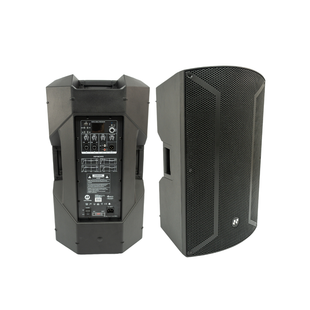 Caixa de Som Ativa Profissional 450W RMS SONN SA15-450DSP 15" DSP Bluetooth USB TWS Bi-Amplificada P10 XRL USB Shows — oferta na Shopee
