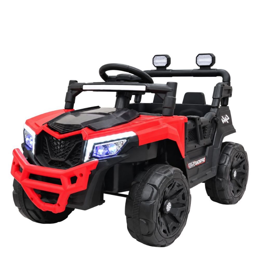 Carro Jipe Elétrico Infantil UTV 12v Bateria Música Controle Remoto e Luz