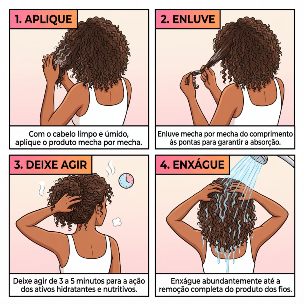 MÁSCARA DE TRATAMENTO SALON LINE TRATA NUTRIÇÃO ESPELHADA 450G — imagem 2 de 2