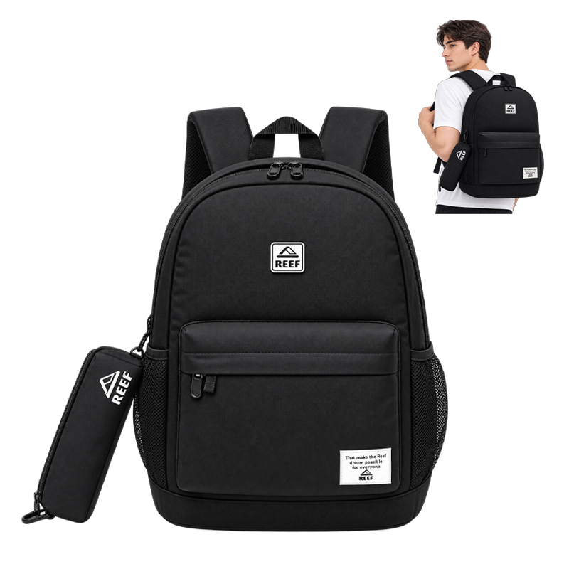 Mochila Masculina Reef Reforçada + Estojo Resistente Escolar Faculdade Dia a Dia Trabalho