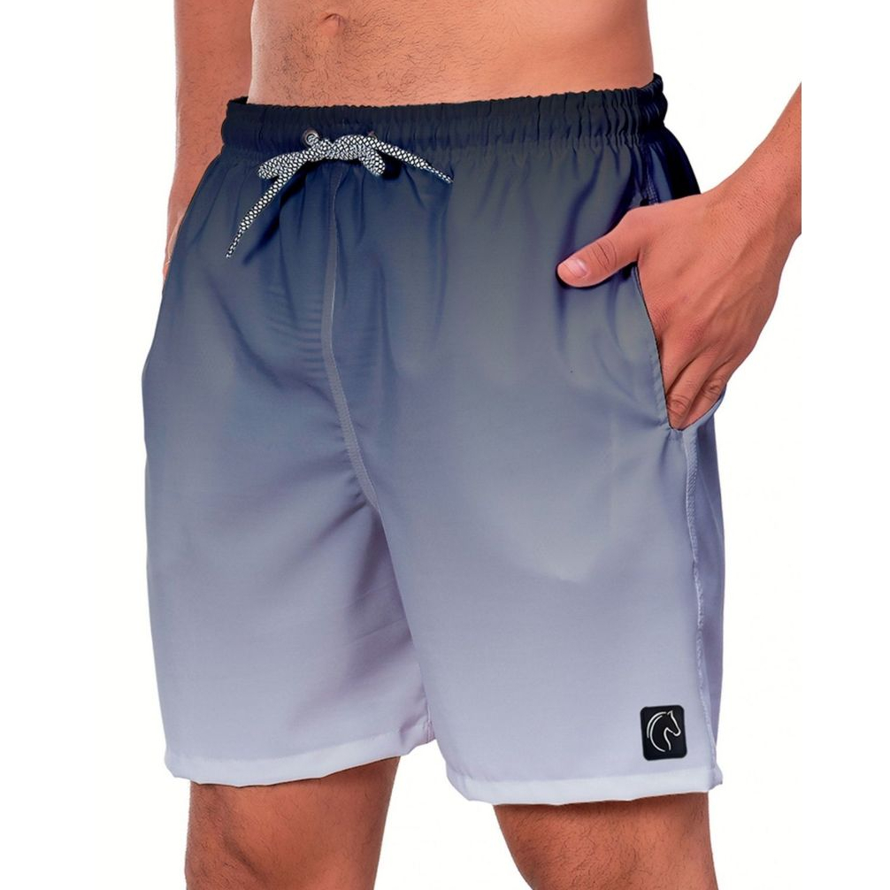 Shorts Masculino Estampa Moda Praia Cores Casual Tecido Leve com Elastano Estampada Bermuda Masculina Promoção