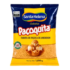Farofa Paçoca Paçoquita Amendoim 1,01Kg Santa Helena