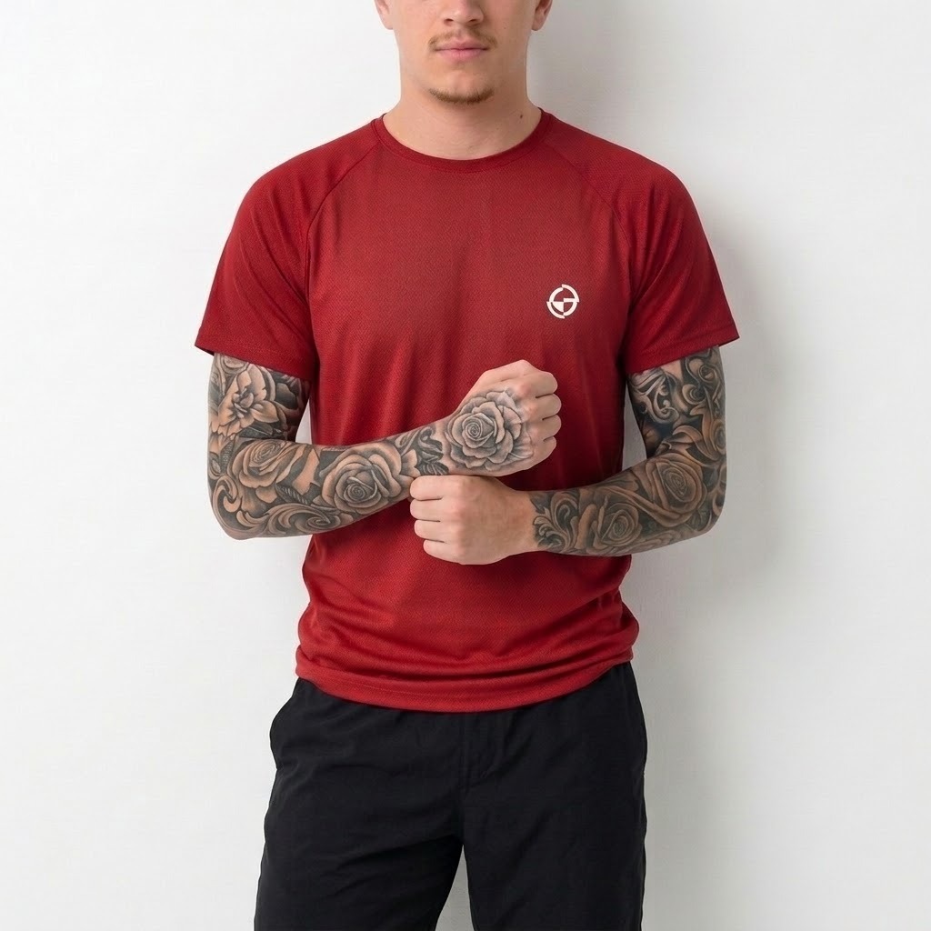 Camiseta Masculina Academia Fitness Poliamida Elastano Manga Curta Esportiva Treino Corrida Caminhada Dia a Dia