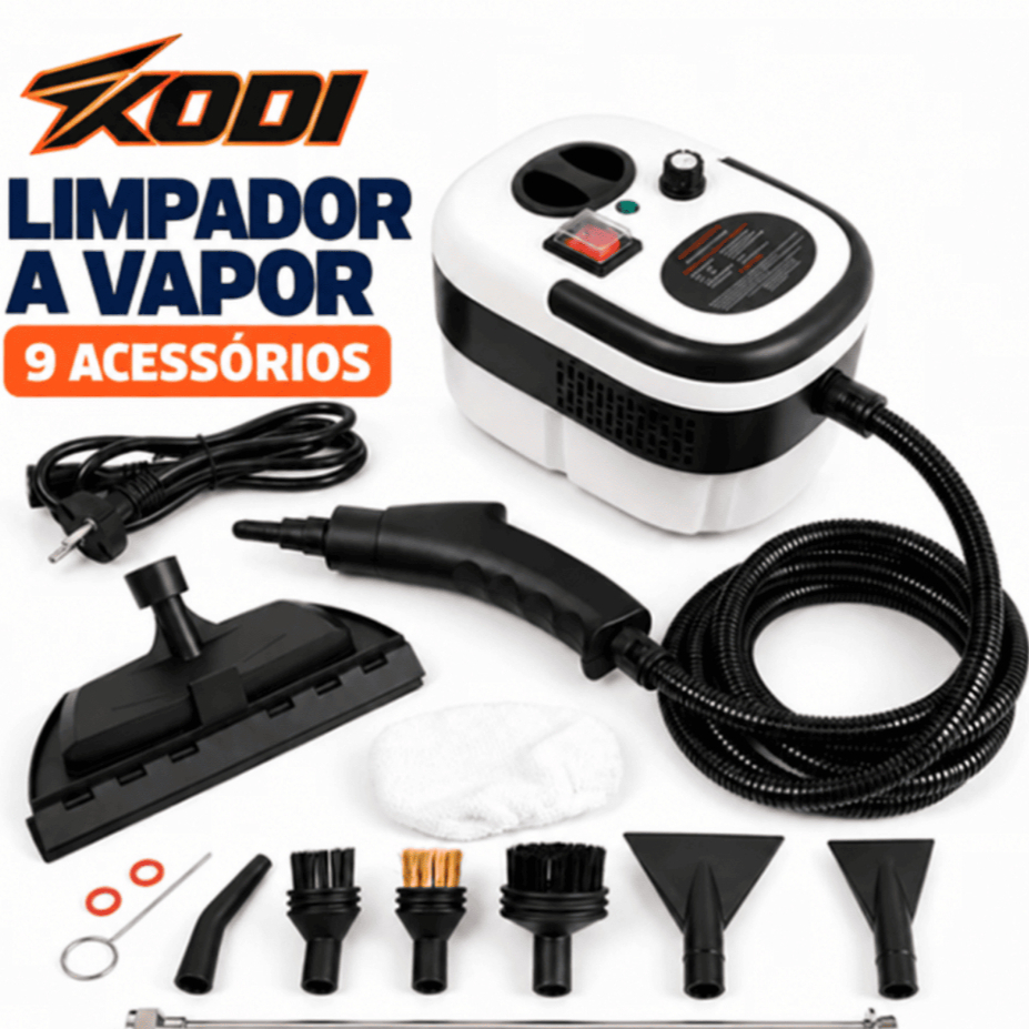 110V Máquina de Limpeza a Vapor 2500W Portátil Multifuncional para Cozinha Banheiro e Piso