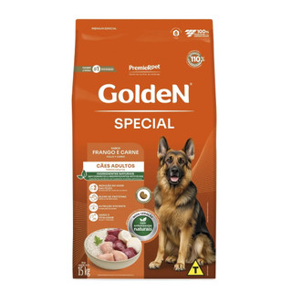Ração Golden Special Cães Adultos Frango e Carne 15 kg