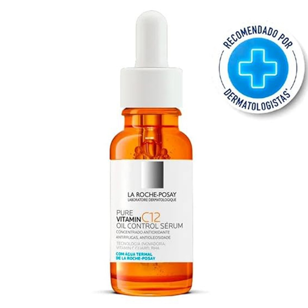 Sérum Antirrugas Vitamin C12 Oil Control 30ml Oleosa Dia/noite  La Roche Posay