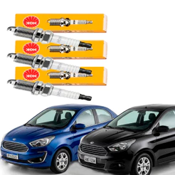 Kit 3 velas Ignicao NGK- Ka 1.0 3c Cilindros